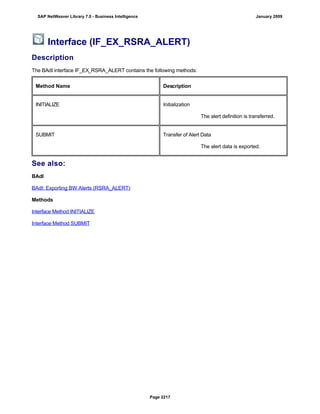 SAP BI 7.0 Info Providers