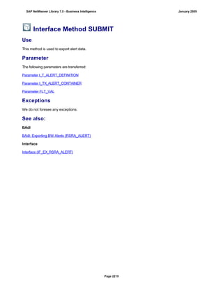 SAP BI 7.0 Info Providers