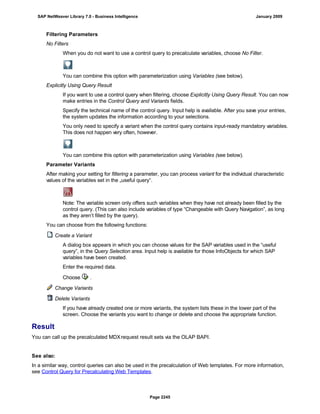 SAP BI 7.0 Info Providers