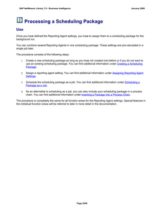 SAP BI 7.0 Info Providers