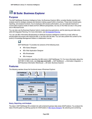 SAP BI 7.0 Info Providers