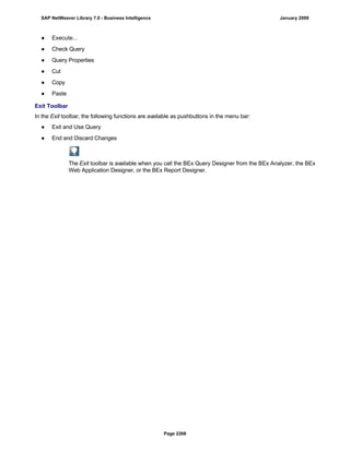 SAP BI 7.0 Info Providers