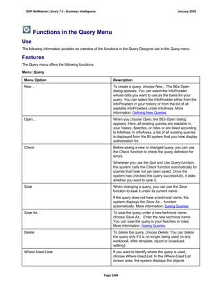 SAP BI 7.0 Info Providers