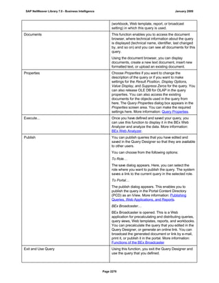 SAP BI 7.0 Info Providers