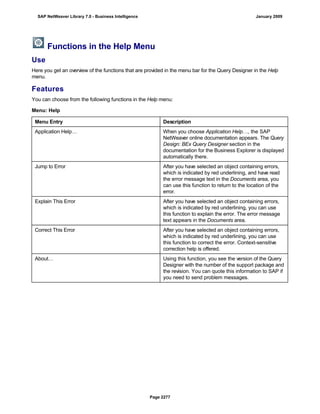 SAP BI 7.0 Info Providers