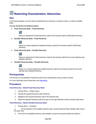 SAP BI 7.0 Info Providers