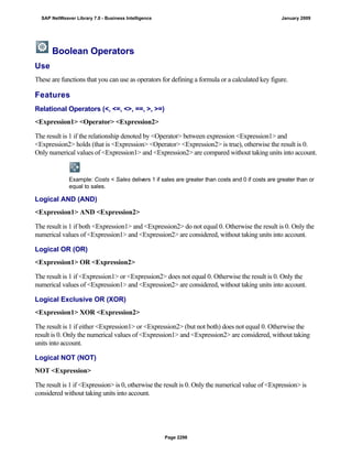 SAP BI 7.0 Info Providers