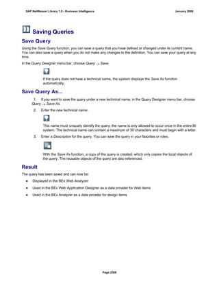 SAP BI 7.0 Info Providers