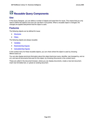 SAP BI 7.0 Info Providers