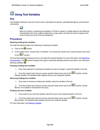 SAP BI 7.0 Info Providers