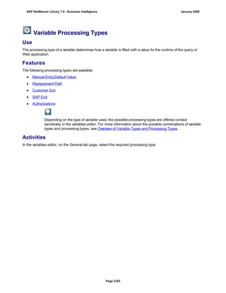 SAP BI 7.0 Info Providers