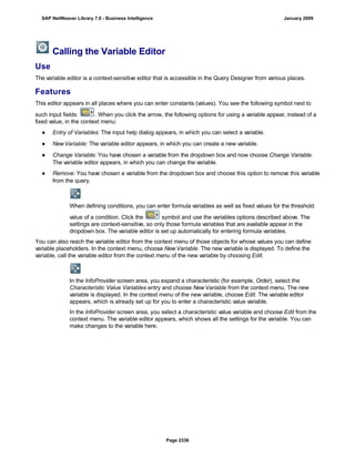 SAP BI 7.0 Info Providers