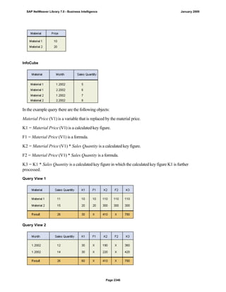 SAP BI 7.0 Info Providers