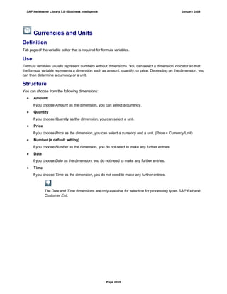 SAP BI 7.0 Info Providers