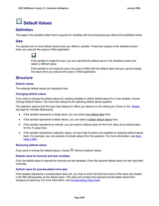 SAP BI 7.0 Info Providers
