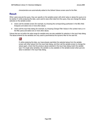 SAP BI 7.0 Info Providers