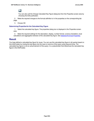 SAP BI 7.0 Info Providers