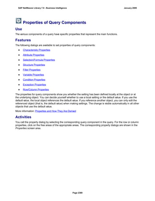 SAP BI 7.0 Info Providers