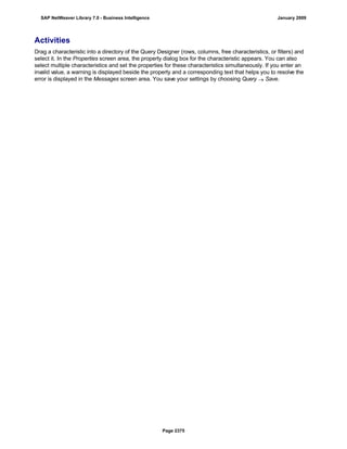 SAP BI 7.0 Info Providers