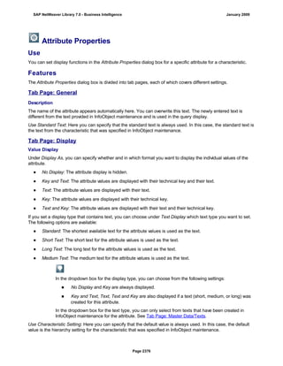 SAP BI 7.0 Info Providers