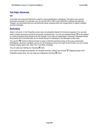 SAP BI 7.0 Info Providers