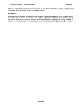 SAP BI 7.0 Info Providers