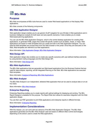 SAP BI 7.0 Info Providers