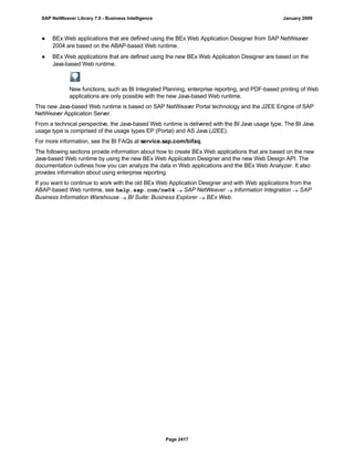 SAP BI 7.0 Info Providers