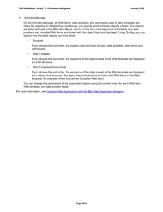 SAP BI 7.0 Info Providers