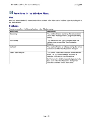 SAP BI 7.0 Info Providers