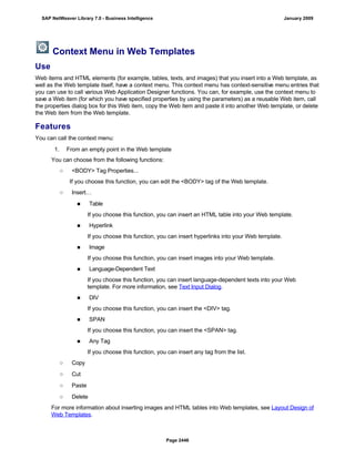 SAP BI 7.0 Info Providers