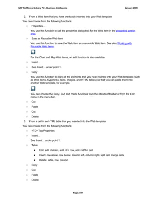 SAP BI 7.0 Info Providers