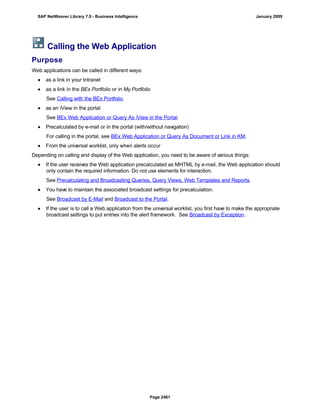 SAP BI 7.0 Info Providers