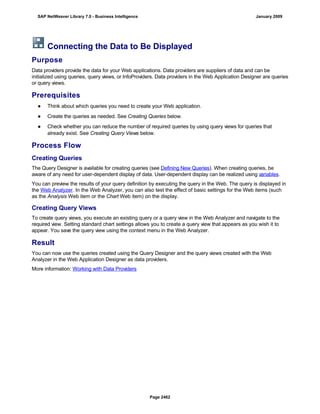 SAP BI 7.0 Info Providers