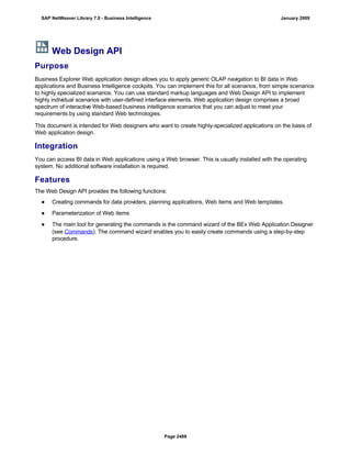 SAP BI 7.0 Info Providers