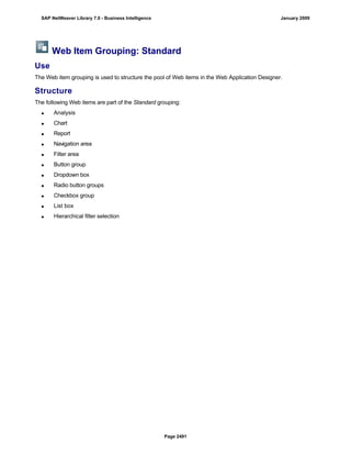 SAP BI 7.0 Info Providers