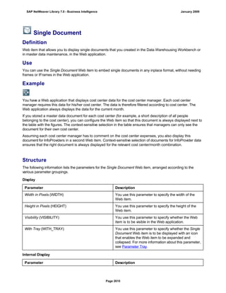 SAP BI 7.0 Info Providers