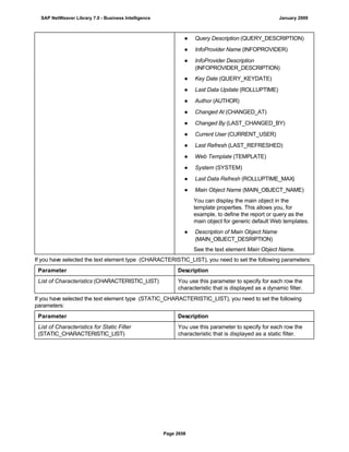 SAP BI 7.0 Info Providers