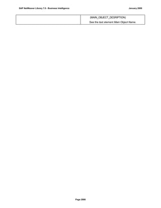 SAP BI 7.0 Info Providers