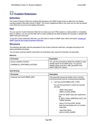 SAP BI 7.0 Info Providers