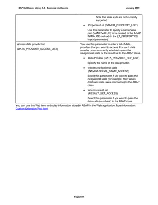 SAP BI 7.0 Info Providers