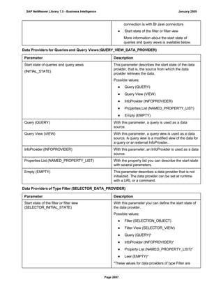 SAP BI 7.0 Info Providers