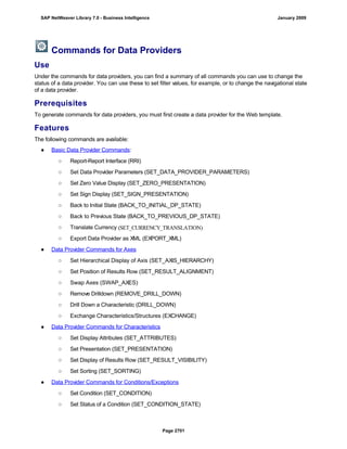 SAP BI 7.0 Info Providers