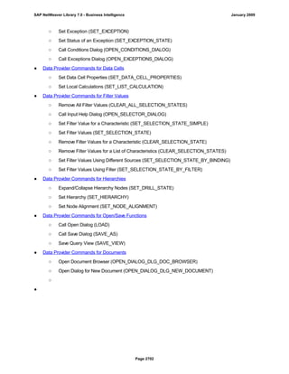 SAP BI 7.0 Info Providers