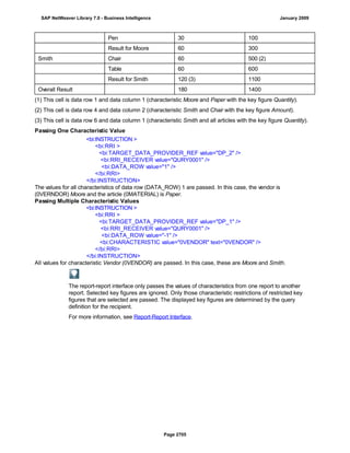 SAP BI 7.0 Info Providers