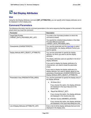 SAP BI 7.0 Info Providers