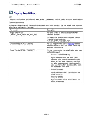 SAP BI 7.0 Info Providers