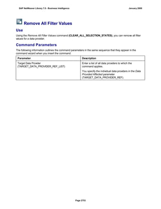 SAP BI 7.0 Info Providers