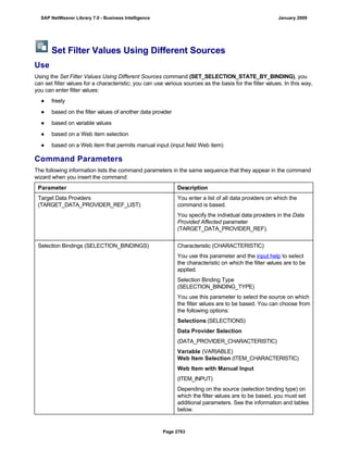 SAP BI 7.0 Info Providers