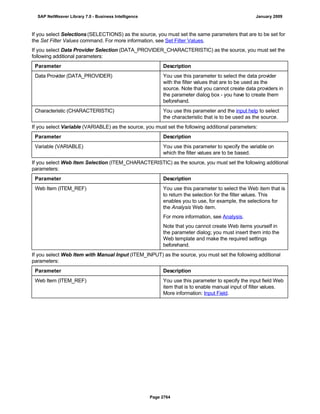 SAP BI 7.0 Info Providers
